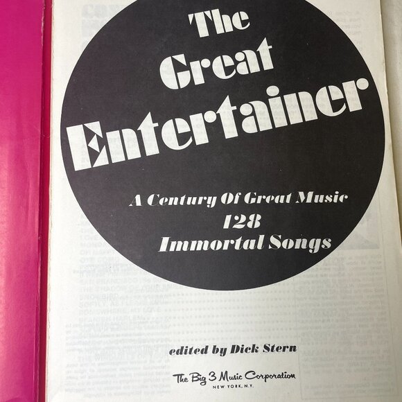 The great Entertainer Easy Guitar 128 Immortal Songs Dick Stern 1974 u - Picture 5 of 9